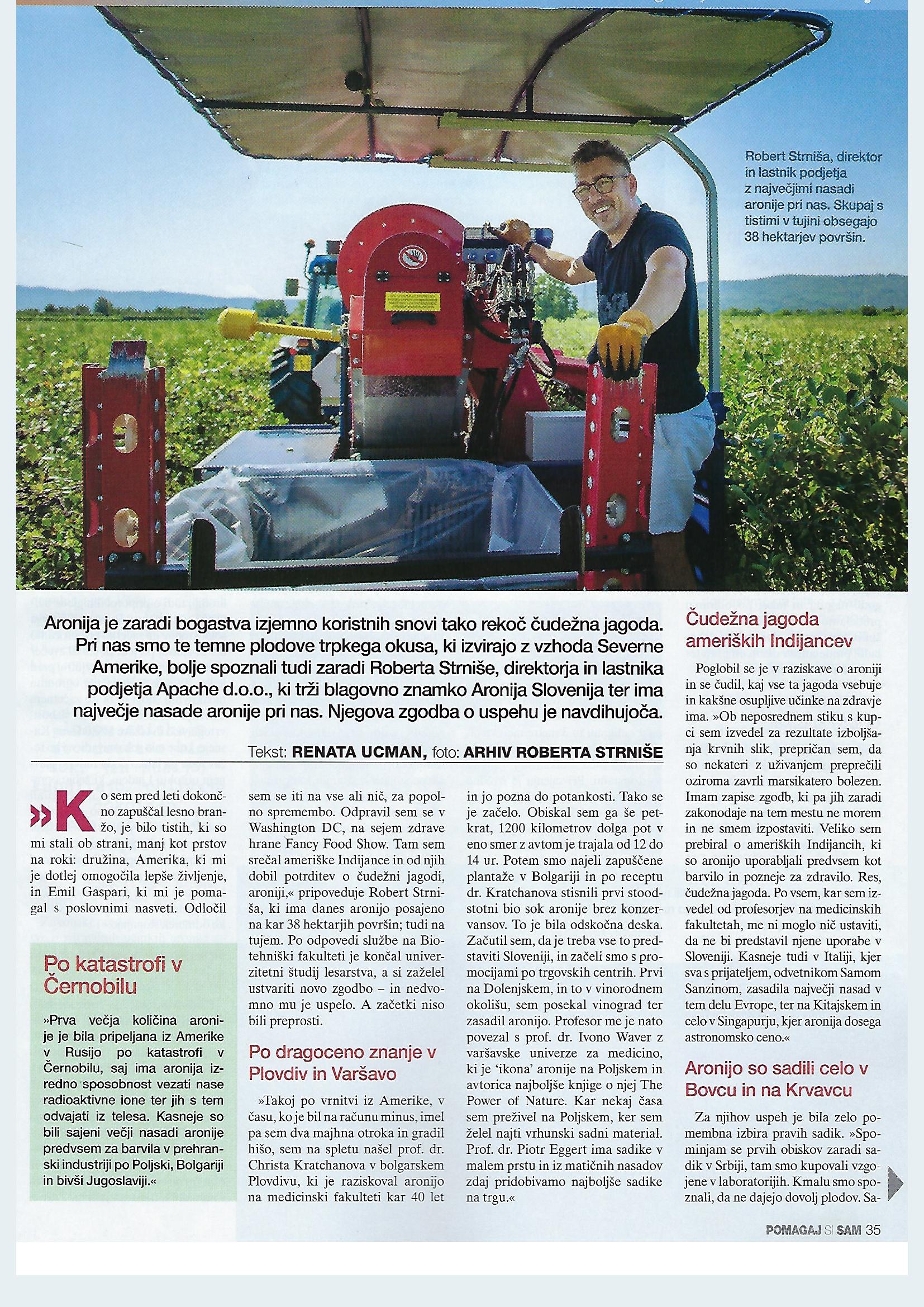 Aronija Slovenija v reviji Zara Jana-2